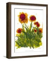 Poppy Whimsy V-Cheryl Baynes-Framed Art Print