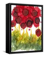 Poppy Whimsy VI-Cheryl Baynes-Framed Stretched Canvas