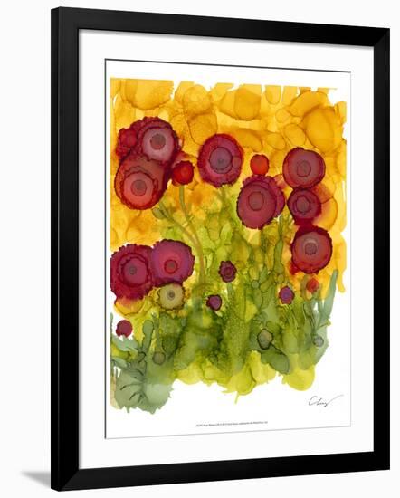 Poppy Whimsy VIII-Cheryl Baynes-Framed Art Print