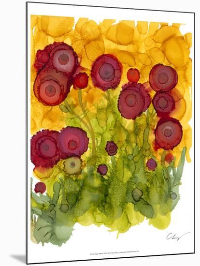 Poppy Whimsy VIII-Cheryl Baynes-Mounted Art Print