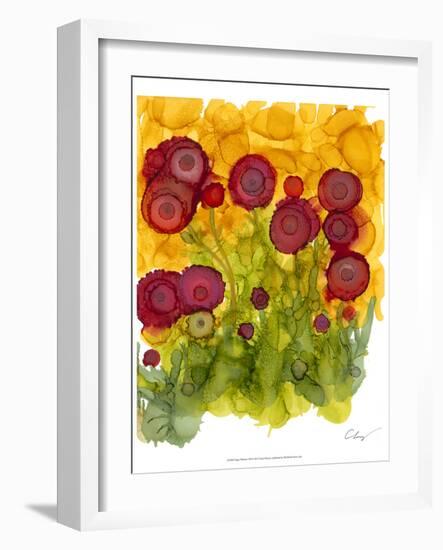 Poppy Whimsy VIII-Cheryl Baynes-Framed Art Print