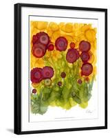 Poppy Whimsy VIII-Cheryl Baynes-Framed Art Print