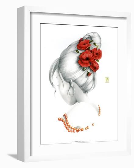 Poppy-Misstigri-Framed Art Print