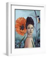 Poppy-Leah Saulnier-Framed Giclee Print