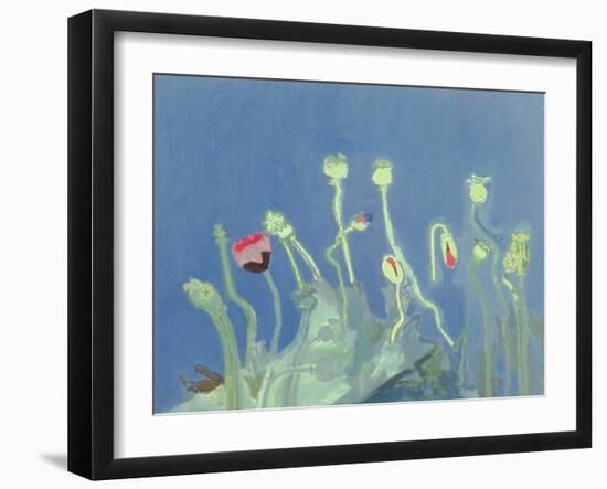 Poppyheads-David Alan Redpath Michie-Framed Giclee Print