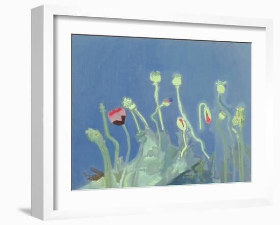 Poppyheads-David Alan Redpath Michie-Framed Giclee Print