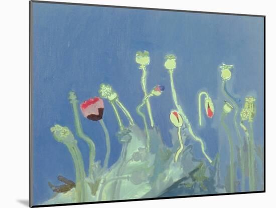 Poppyheads-David Alan Redpath Michie-Mounted Giclee Print