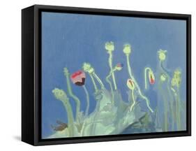 Poppyheads-David Alan Redpath Michie-Framed Stretched Canvas