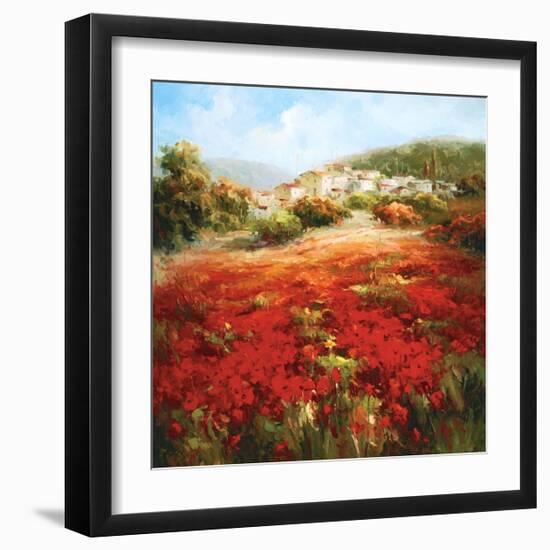 Poppyhill Village-Marino-Framed Art Print