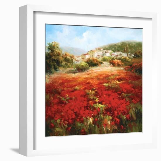 Poppyhill Village-Marino-Framed Art Print