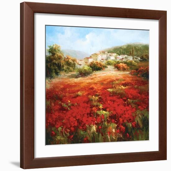 Poppyhill Village-Marino-Framed Art Print