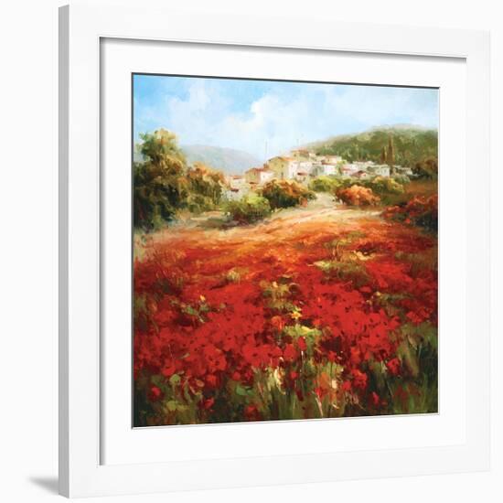 Poppyhill Village-Marino-Framed Art Print