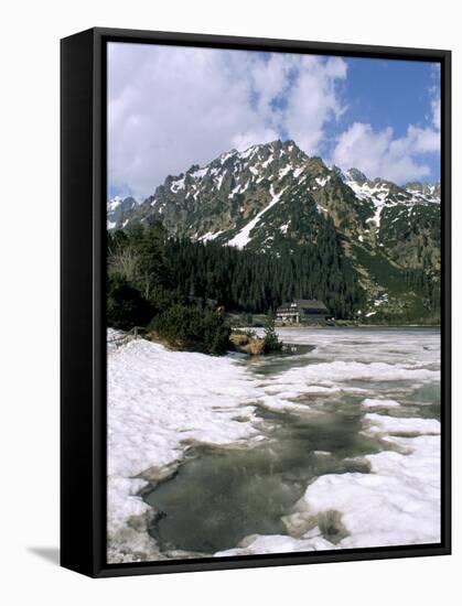 Popradske Pleso (Lake), High Tatra Mountains, Slovakia-Upperhall-Framed Stretched Canvas