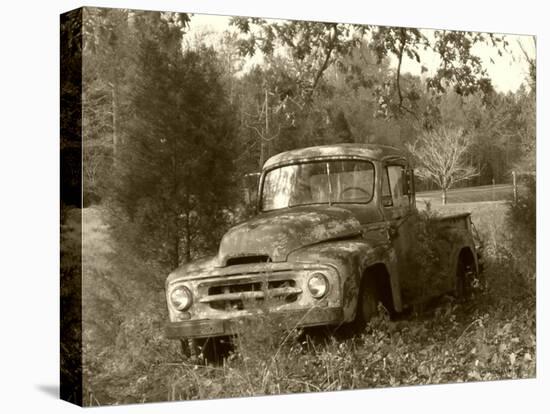 Pops Truck-Herb Dickinson-Stretched Canvas