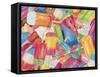 Popsicles Galore-Fiona Stokes-Gilbert-Framed Stretched Canvas