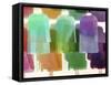 Popsicles II-Color Bakery-Framed Stretched Canvas