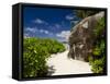 Popular Anse Source D'Agent White Sand Beach, Island of La Digue, Seychelles-Cindy Miller Hopkins-Framed Stretched Canvas