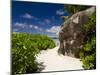 Popular Anse Source D'Agent White Sand Beach, Island of La Digue, Seychelles-Cindy Miller Hopkins-Mounted Photographic Print