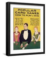 Popular Card Games, UK-null-Framed Giclee Print