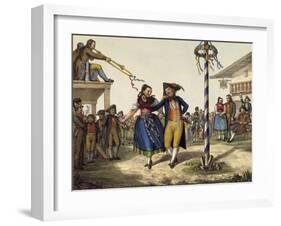 Popular Festivities, Mid 19th Century-null-Framed Giclee Print