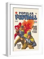 Popular Football-null-Framed Art Print