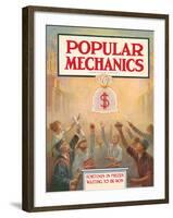 Popular Mechanics, April 1913-null-Framed Art Print