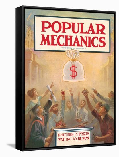 Popular Mechanics, April 1913-null-Framed Stretched Canvas