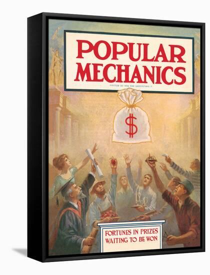 Popular Mechanics, April 1913-null-Framed Stretched Canvas