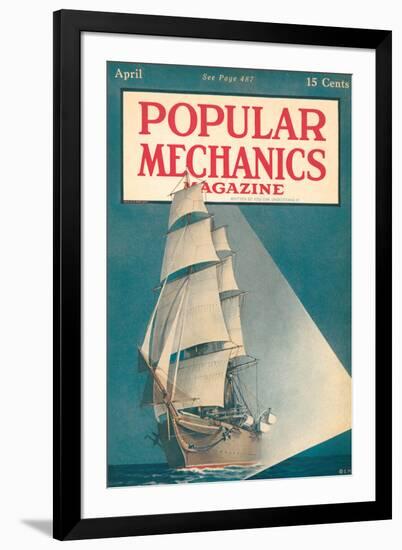 Popular Mechanics, April 1917-null-Framed Art Print