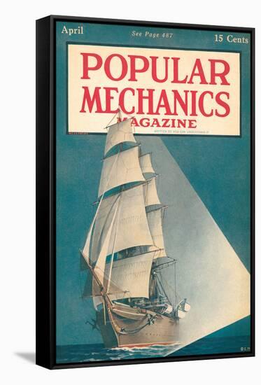 Popular Mechanics, April 1917-null-Framed Stretched Canvas