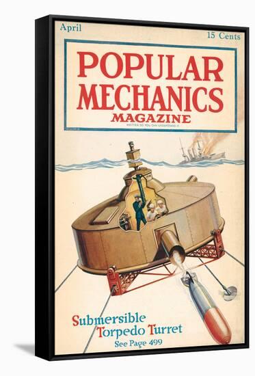 Popular Mechanics, April 1918-null-Framed Stretched Canvas