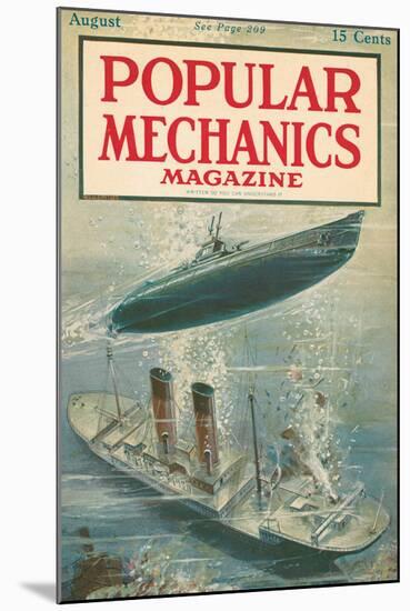 Popular Mechanics, August 1917-null-Mounted Art Print