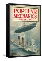 Popular Mechanics, August 1917-null-Framed Stretched Canvas
