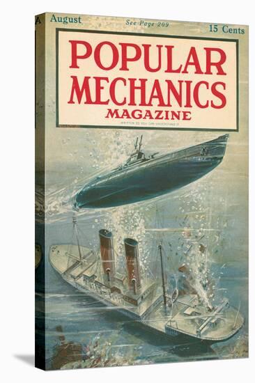 Popular Mechanics, August 1917-null-Stretched Canvas