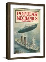 Popular Mechanics, August 1917-null-Framed Art Print