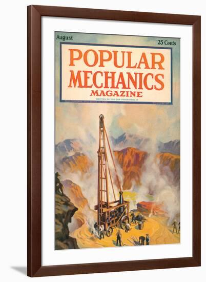 Popular Mechanics, August 1922-null-Framed Art Print