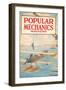 Popular Mechanics, July 1916-null-Framed Art Print