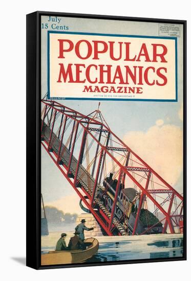 Popular Mechanics, July 1918-null-Framed Stretched Canvas