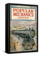 Popular Mechanics, July 1923-null-Framed Stretched Canvas