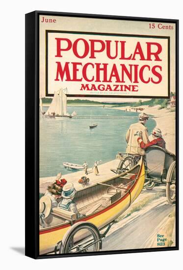 Popular Mechanics, June 1915-null-Framed Stretched Canvas