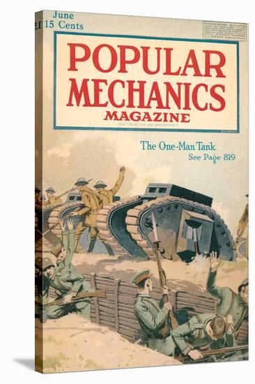 Popular Mechanics, June 1918-null-Stretched Canvas