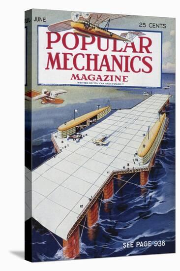 Popular Mechanics, June-null-Stretched Canvas