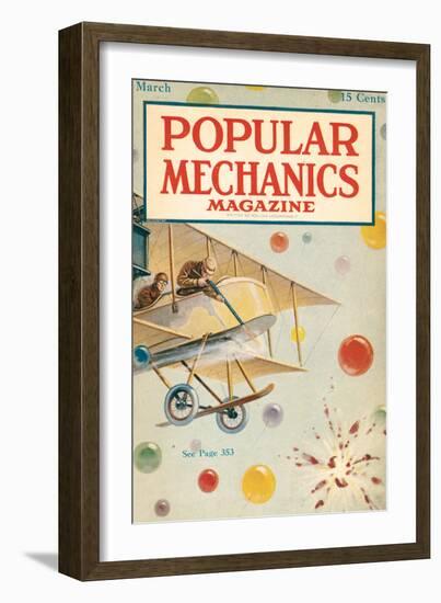 Popular Mechanics, March 1918-null-Framed Art Print