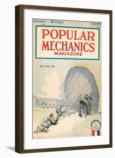 Popular Mechanics, October 1918-null-Framed Art Print