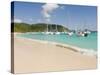 Popular Moorings For Bareboaters and Charter Sail, White Bay, Jost Van Dyke, Bvi-Trish Drury-Stretched Canvas