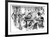 Popular Music - Ragtime in the Home in 1906-null-Framed Premium Giclee Print