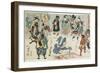 Popular Otsu-E Phenomenon, 1848-Utagawa Kuniyoshi-Framed Giclee Print