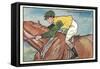 Popular Racing Colors-null-Framed Stretched Canvas