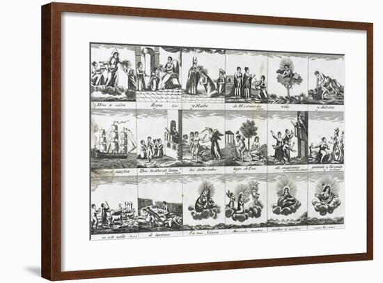 Popular Religious Imagery. Engraving.-Tarker-Framed Photographic Print