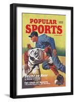 Popular Sports: Bruins on Base-null-Framed Art Print